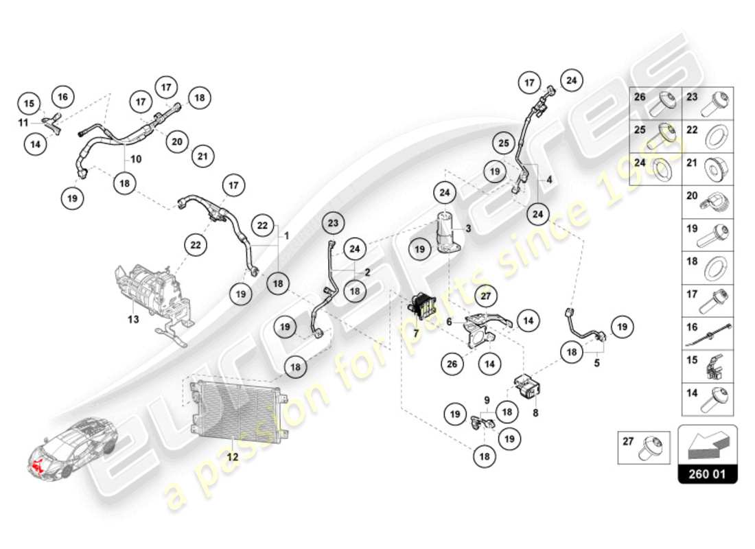 part diagram containing part number 4e0260749b