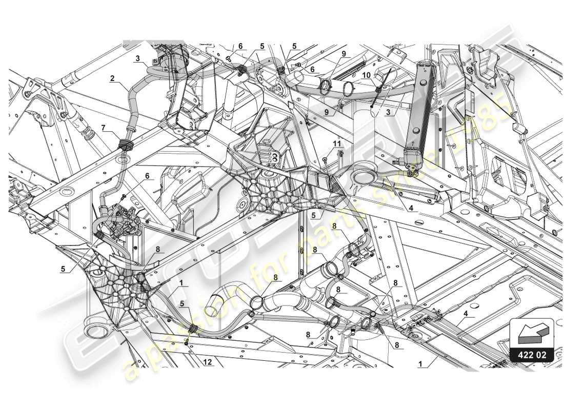part diagram containing part number 4a0820199