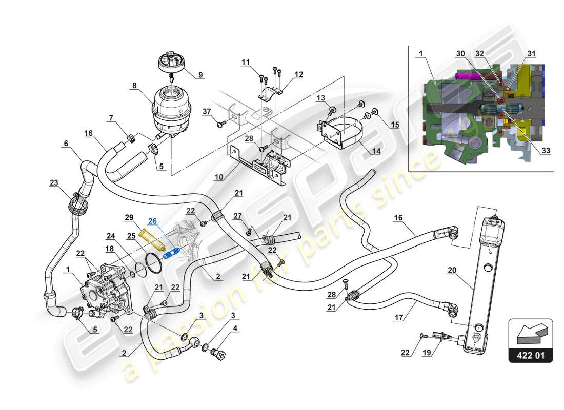 part diagram containing part number 42a317021b