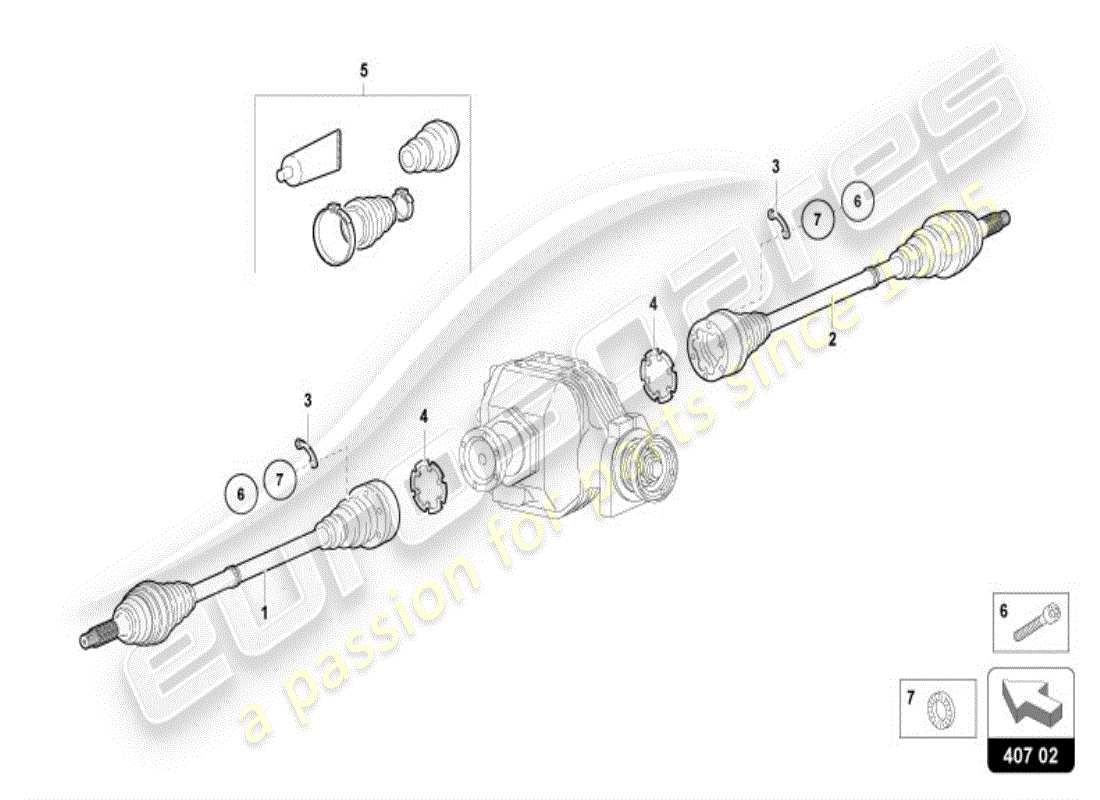 a part diagram from the lamborghini diablo vt (1996) parts catalogue