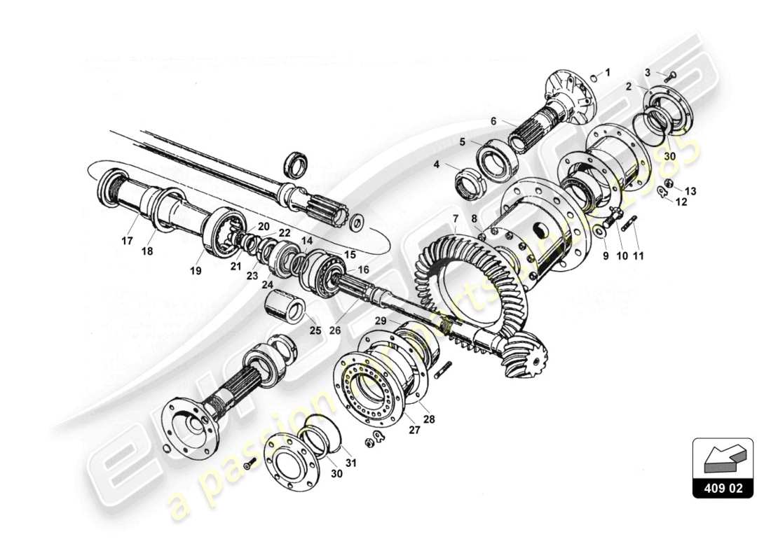 part diagram containing part number 008101258