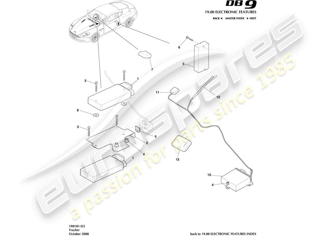 part diagram containing part number 7g43-10e921-ac