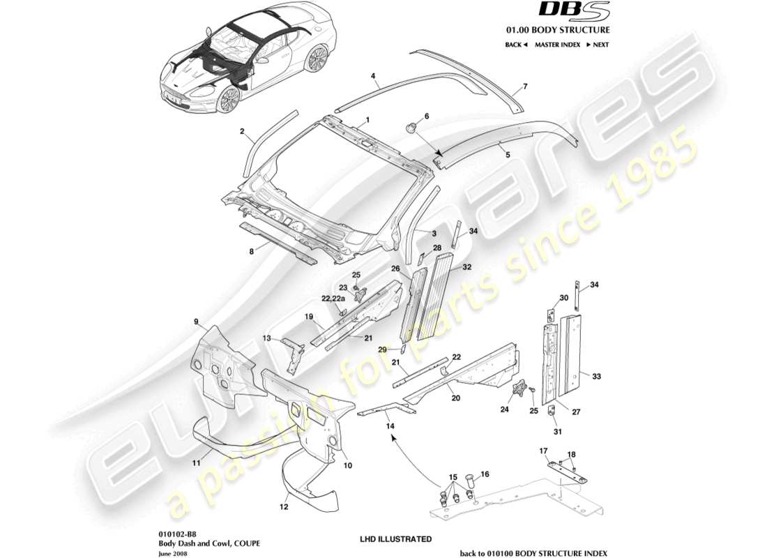 part diagram containing part number 9g33-f01760-ba