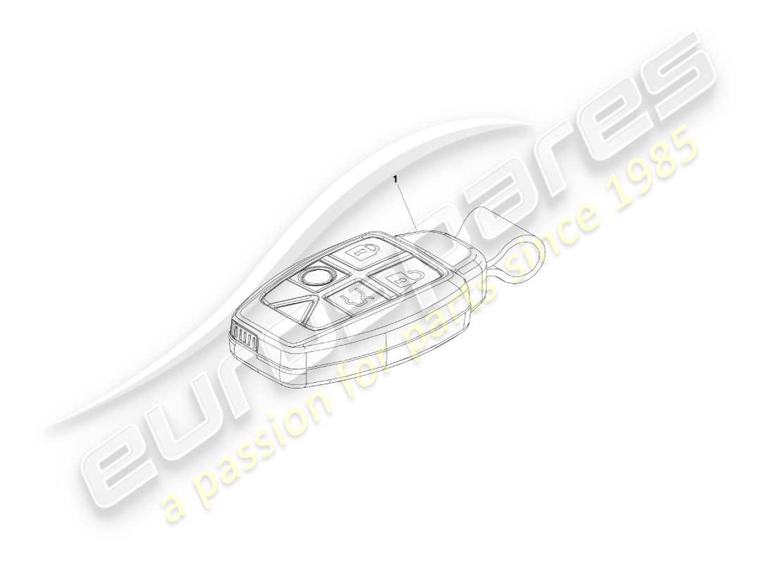 a part diagram from the aston martin v8 vantage parts catalogue