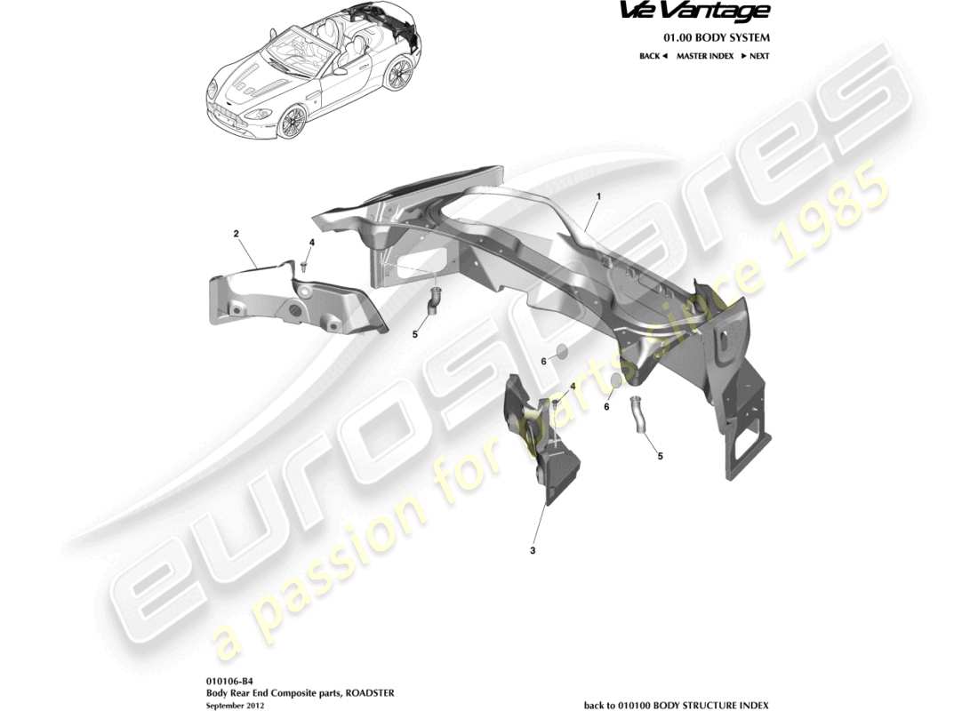 part diagram containing part number 6g33-l13b452-aa