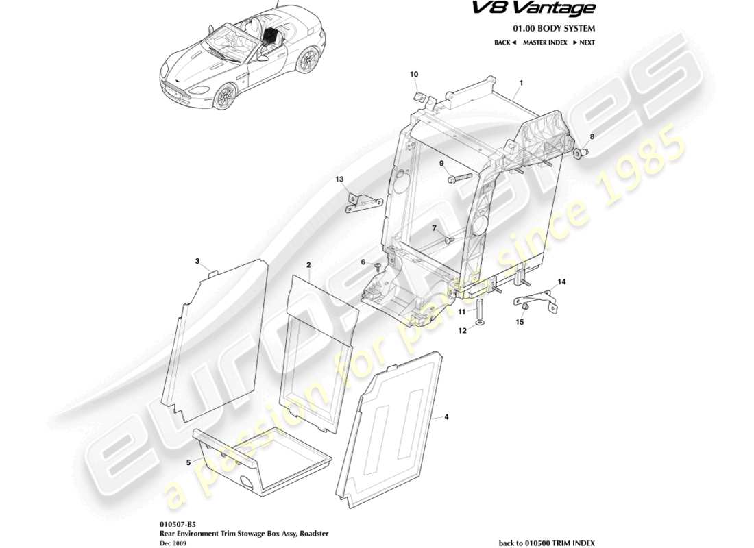 part diagram containing part number 697142