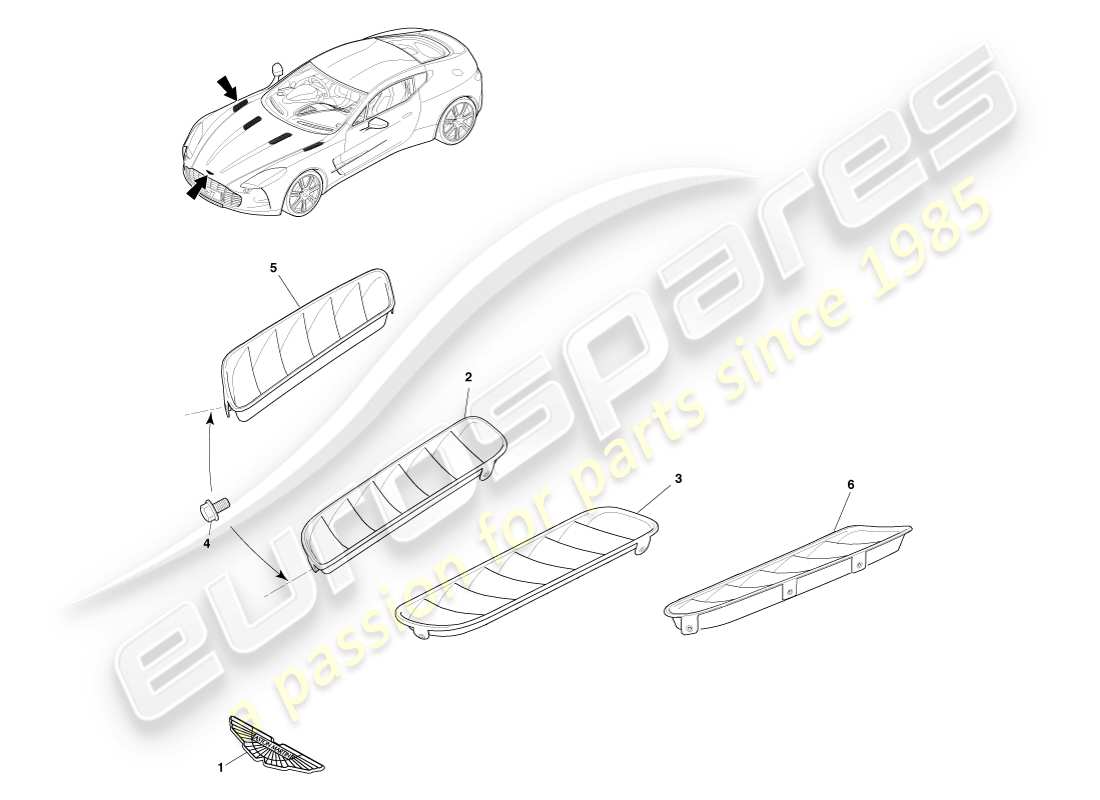 part diagram containing part number dby00253-c