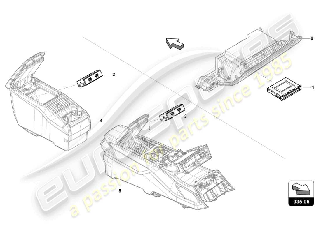 lamborghini urus performante (2023) connection for external audio sources part diagram