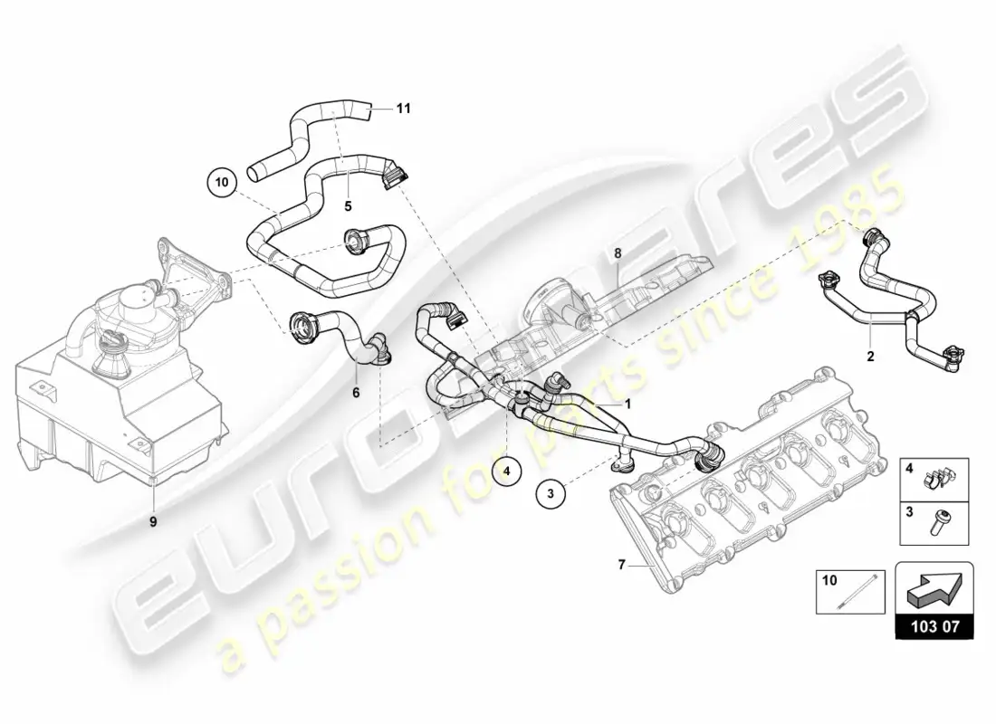 lamborghini lp580-2 coupe (2017) breather line parts diagram