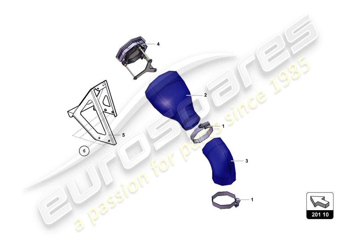 lamborghini super trofeo (2015) refuelling part diagram