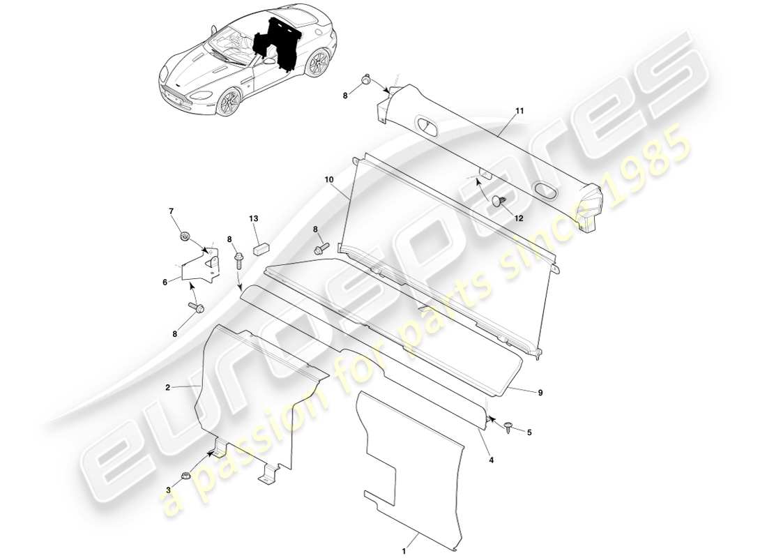 part diagram containing part number 6g33-11587-bdw