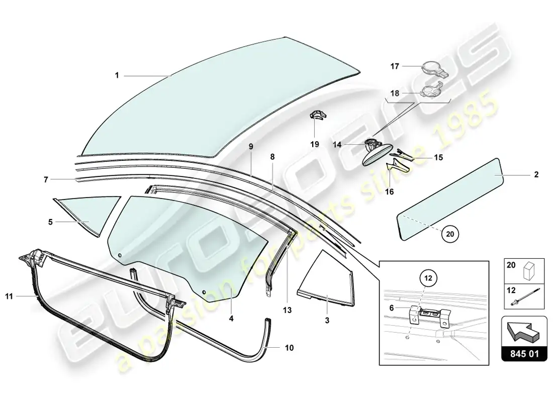 part diagram containing part number 4f0857593j4pk