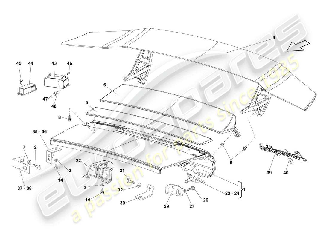 part diagram containing part number 429827015a