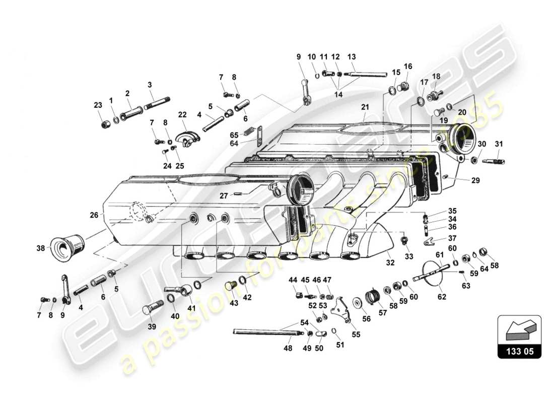 part diagram containing part number 001323990