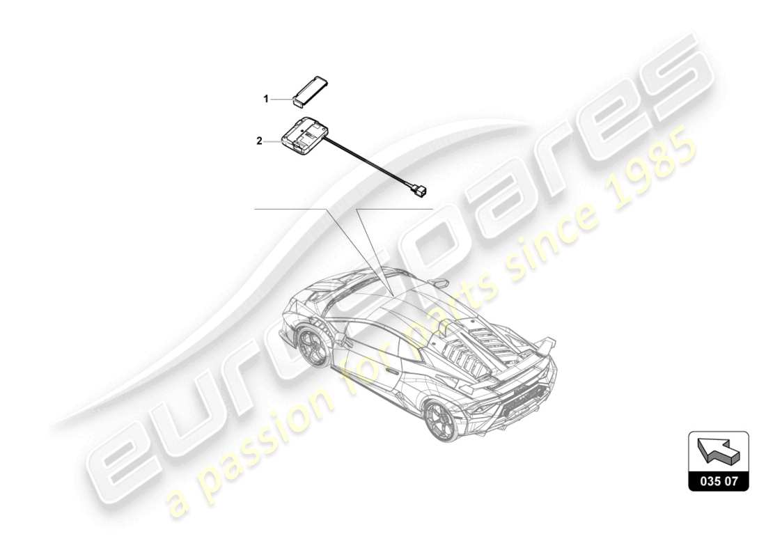 lamborghini tecnica (2023) for vehicles with telepass card system etc part diagram