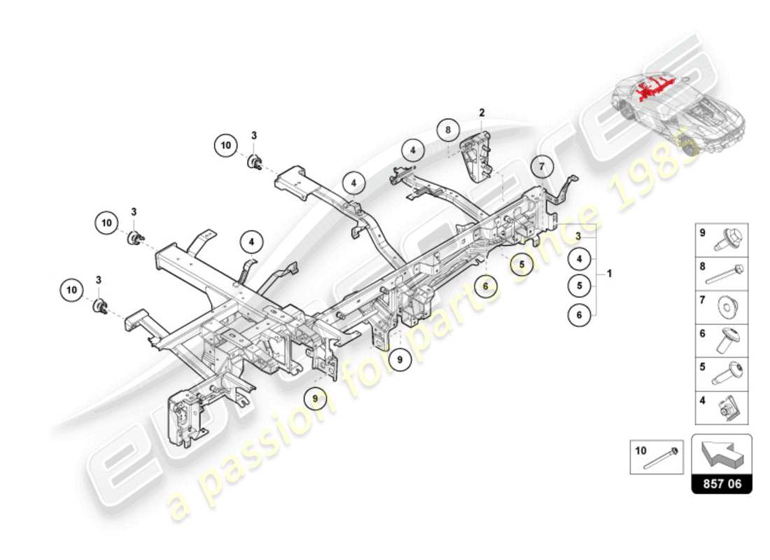 part diagram containing part number n91174701