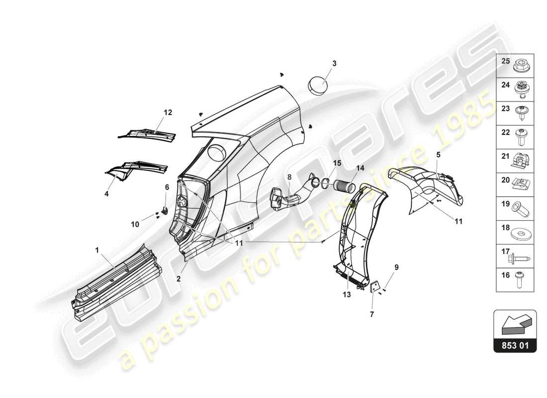 part diagram containing part number 4sa815981