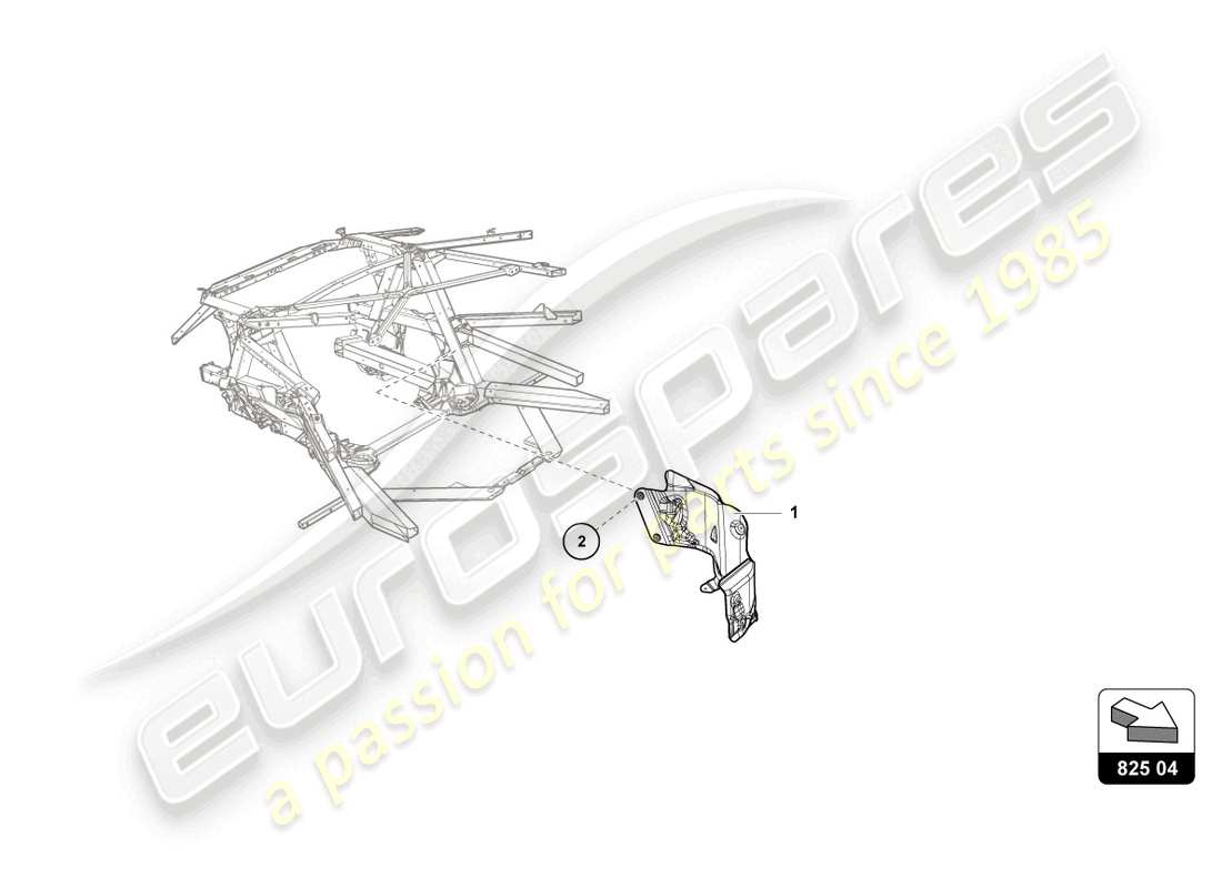 lamborghini 2015 (super trofeo) heat shield part diagram