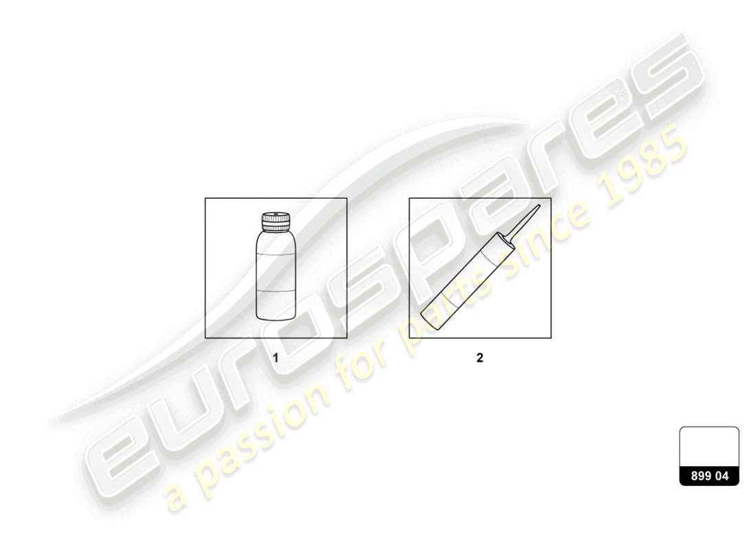 lamborghini urus s (2023) maintenance part diagram