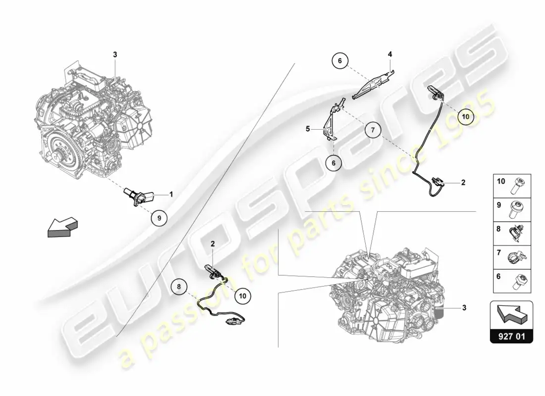 lamborghini lp600-4 zhong coupe (2016) speed sender with temperature sender parts diagram