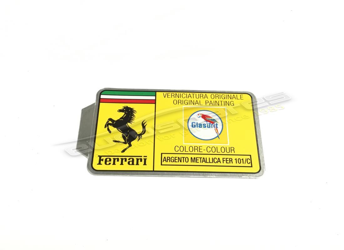 new ferrari glasurit paint tag. part number mc36155 (1)