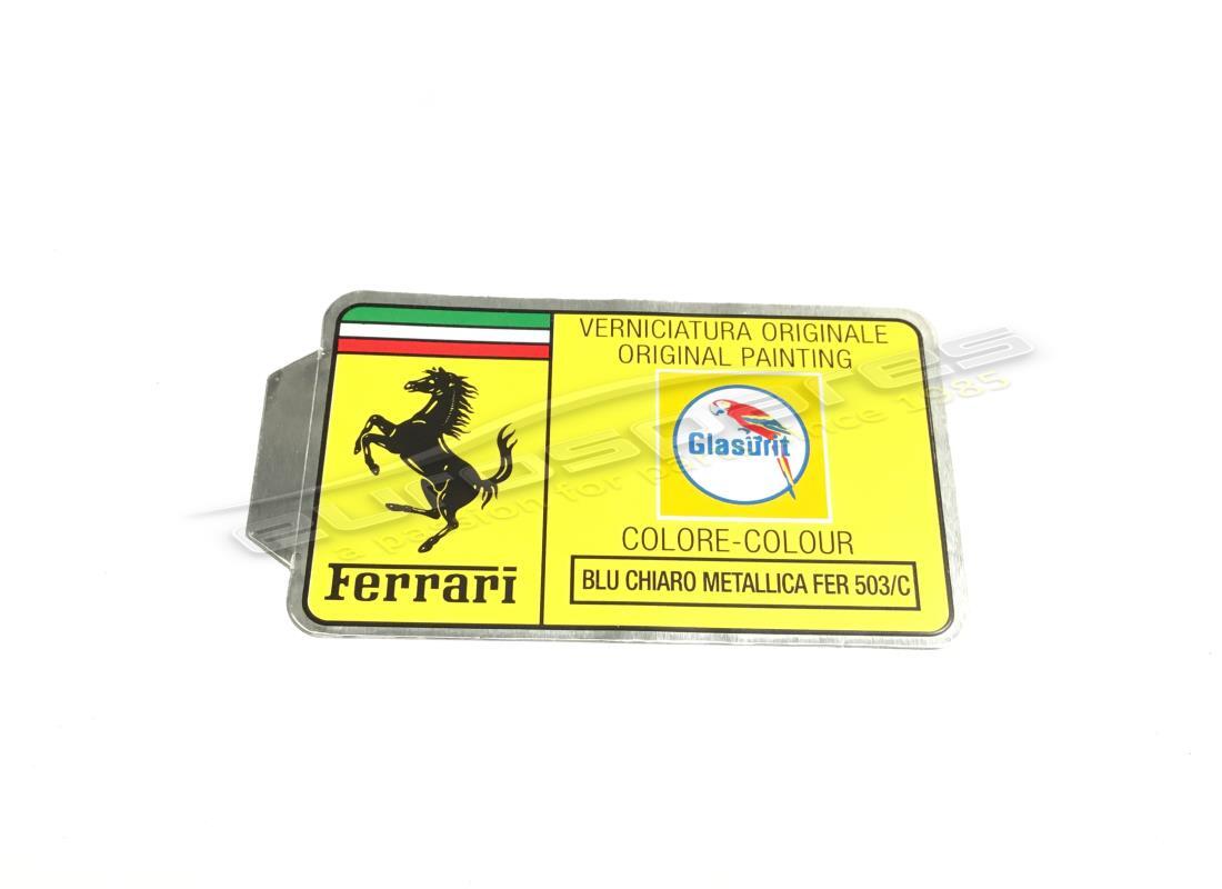 new ferrari glasurit paint tag. part number mc361512 (1)