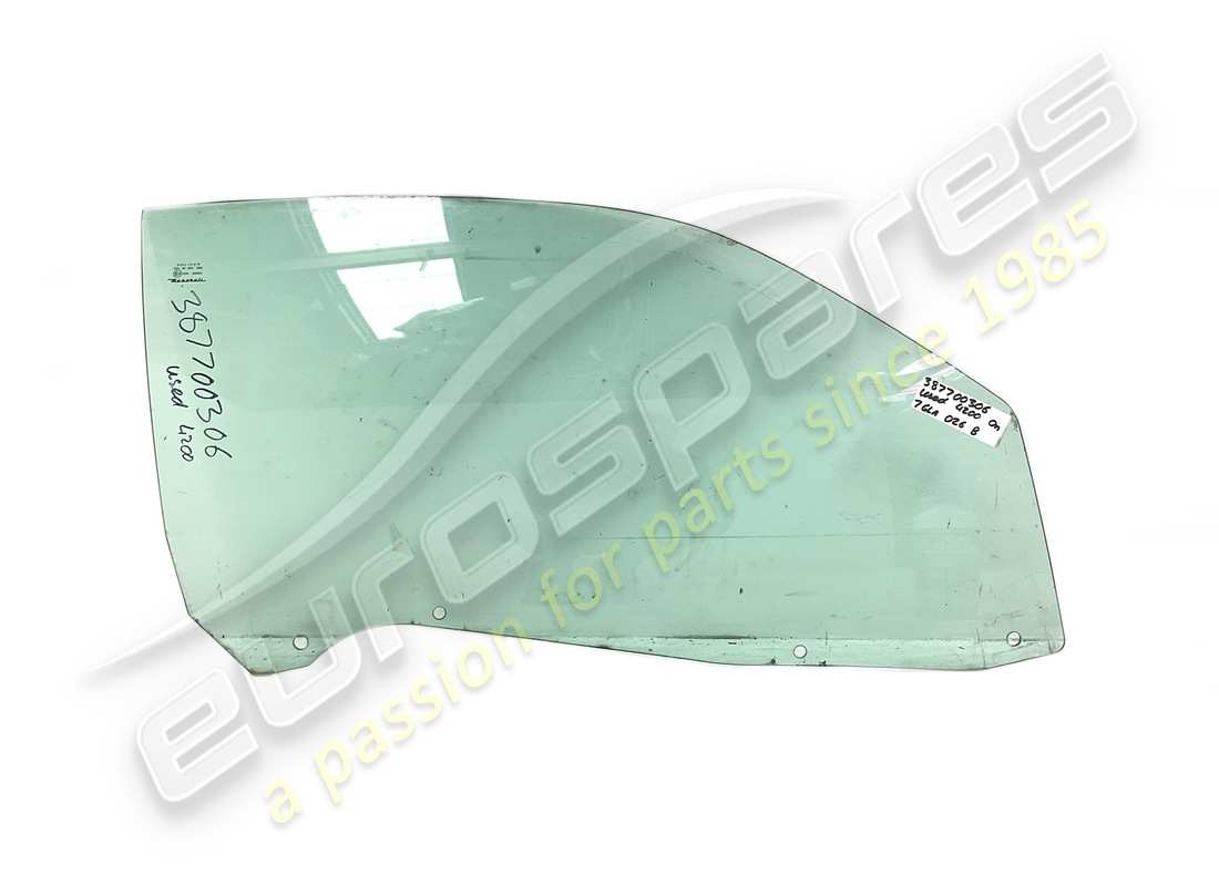 USED Maserati RH DOOR GLASS M338 . PART NUMBER 387700306 (1)