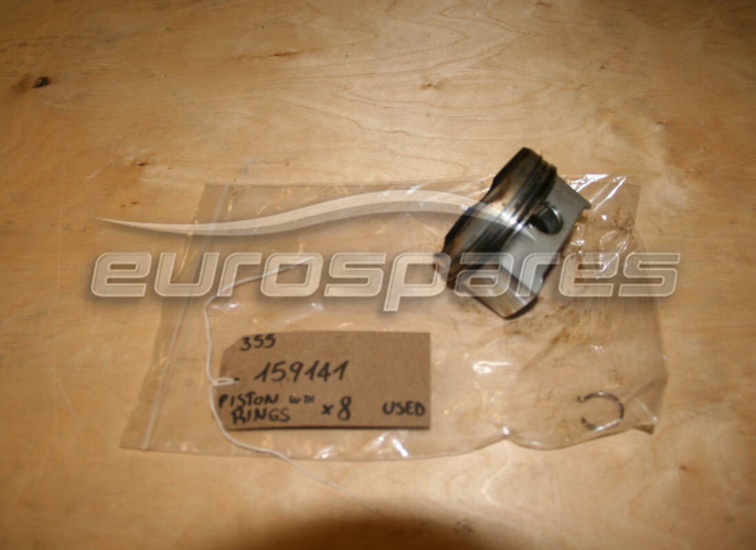 used ferrari piston with ring. part number 159141 (1)