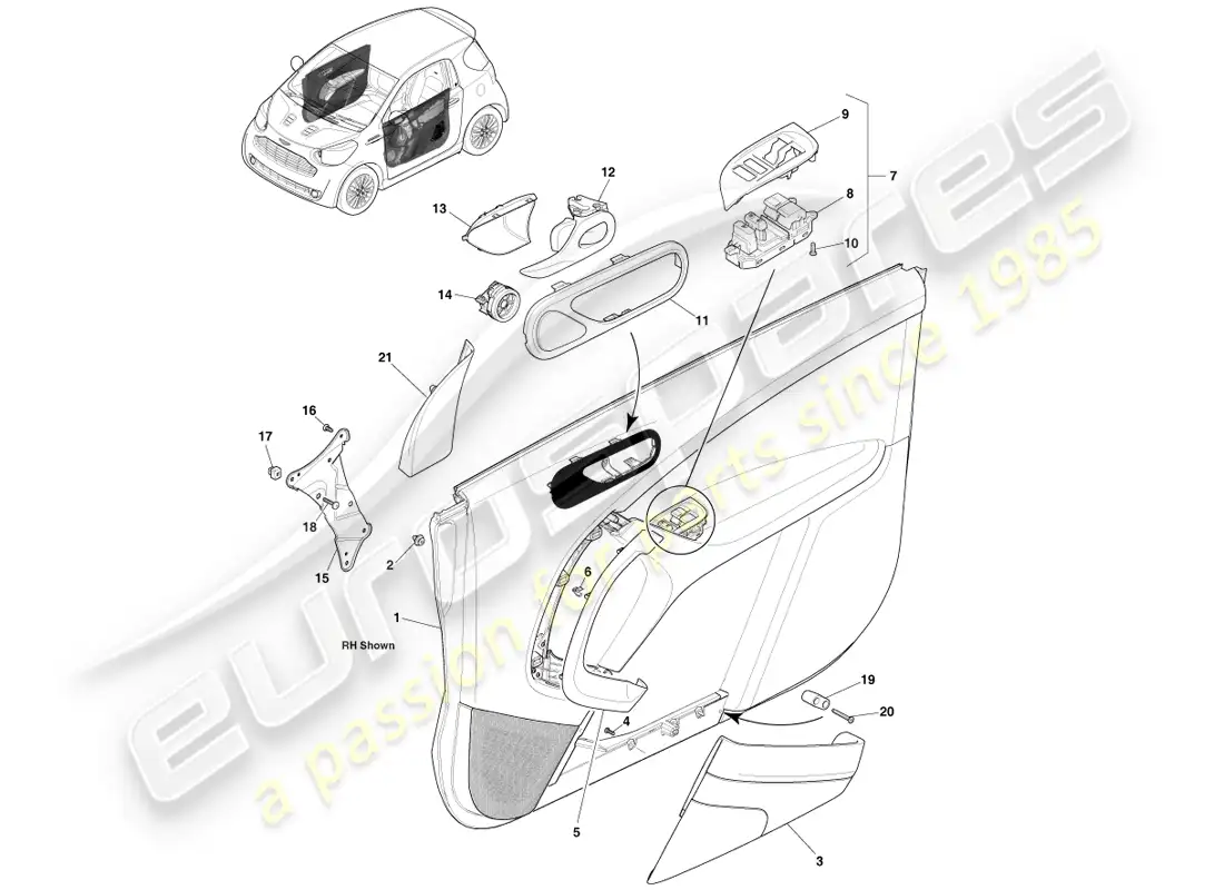 part diagram containing part number ay2y-226b40-da