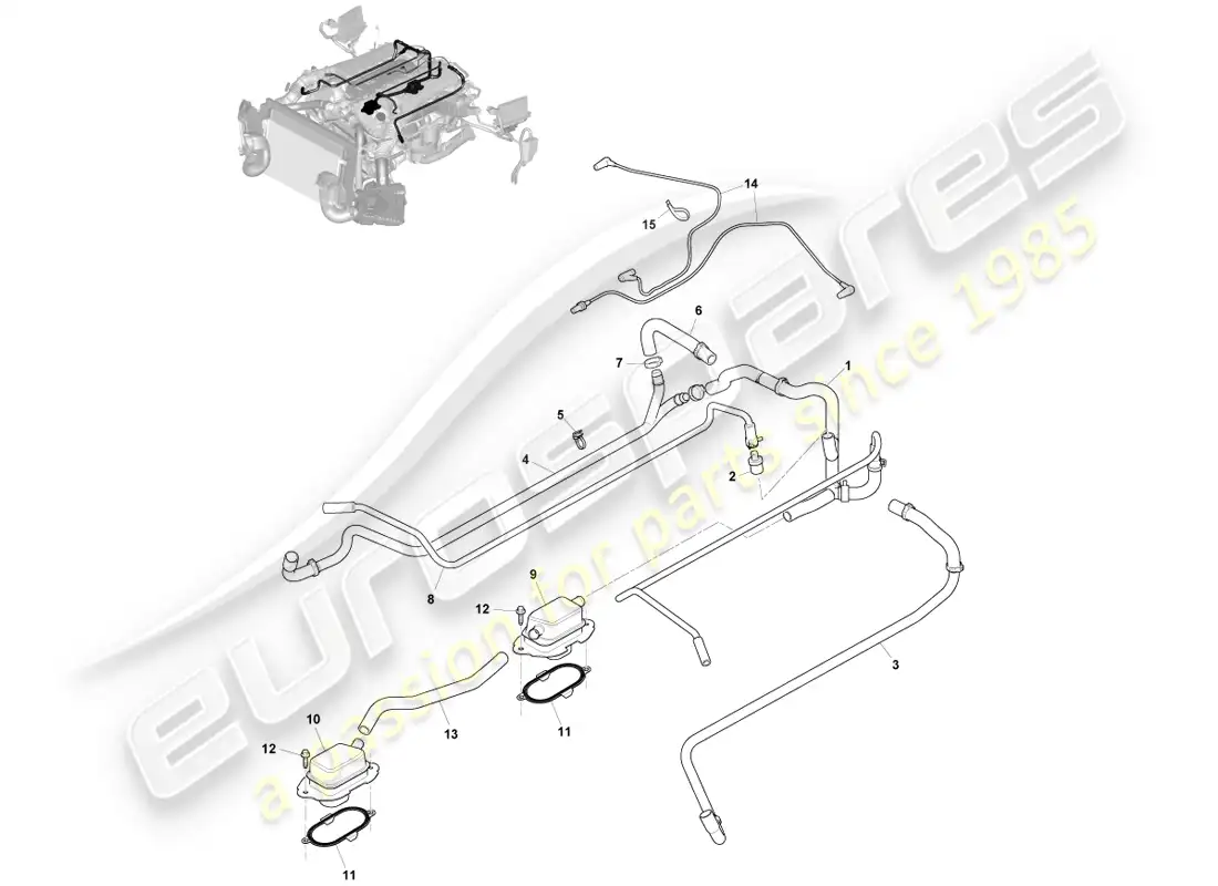aston martin vanquish (2013) emission control parts diagram