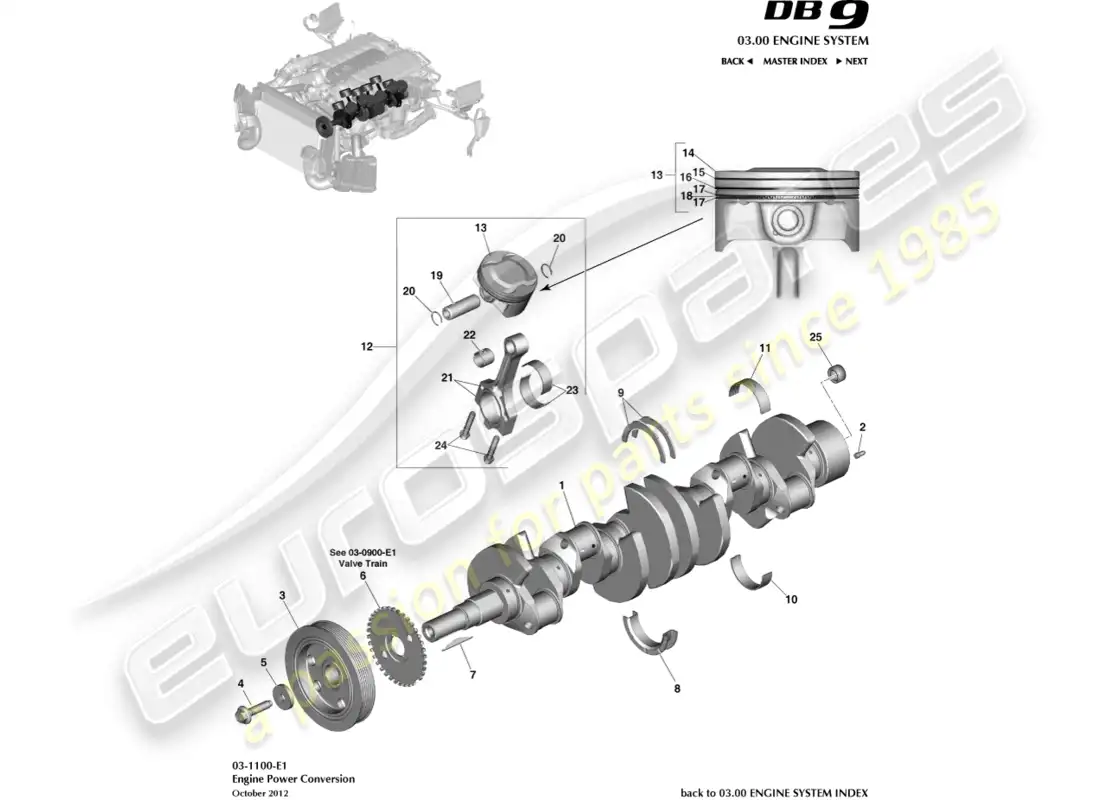 aston martin db9 (2014) power conversion parts diagram