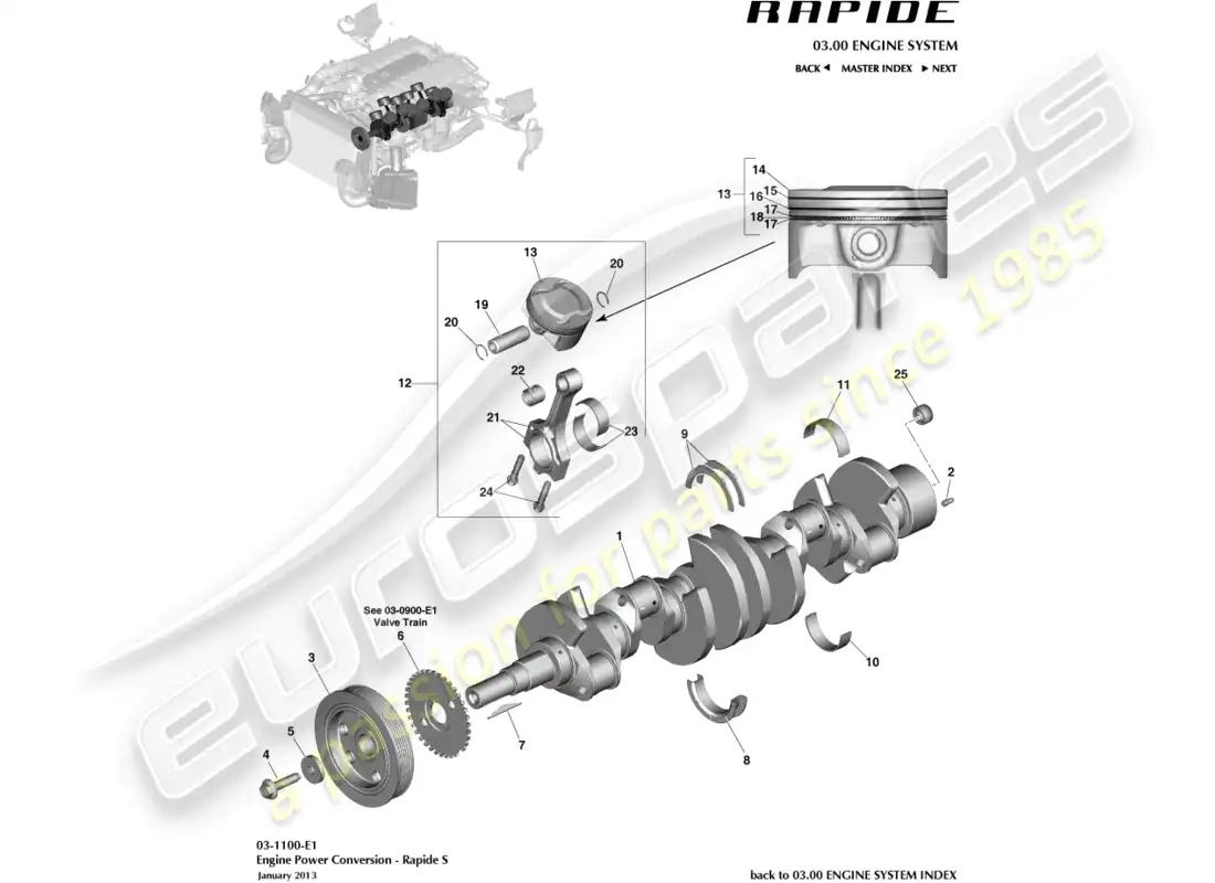aston martin rapide (2017) power conversion parts diagram