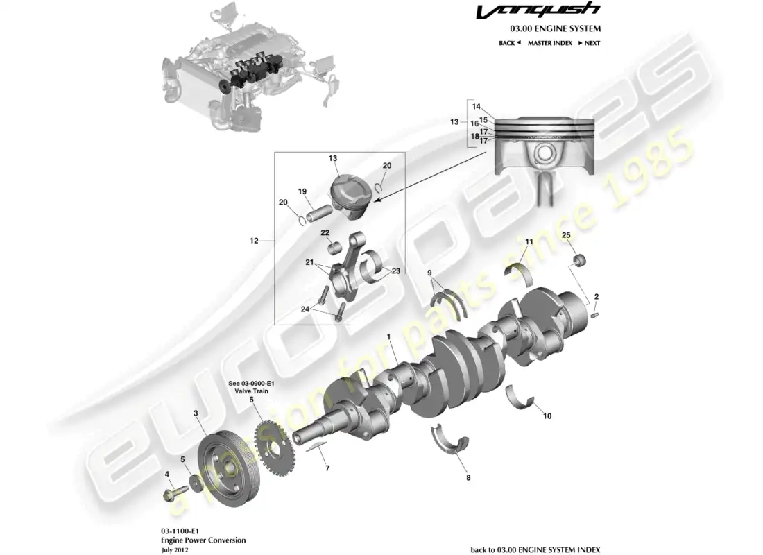 aston martin vanquish (2017) power conversion parts diagram