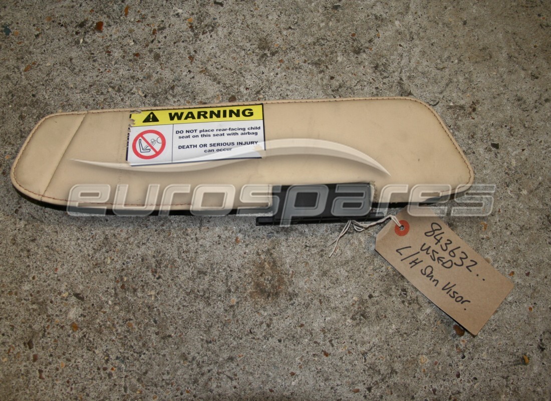 USED Ferrari LH SUN VISOR . PART NUMBER 843632.. (1)