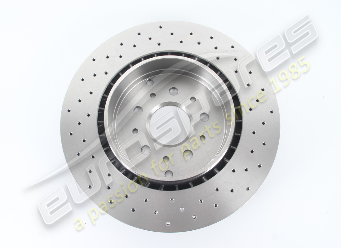 new eurospares rear brake disc, cross drilled. part number 228411 (3)