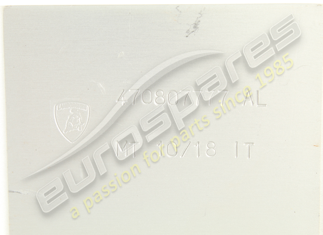 NEW LAMBORGHINI BRACKET,GARAGE. PART NUMBER 470807777 (4) new lamborghini bracket,garage. part number 470807777 (4)