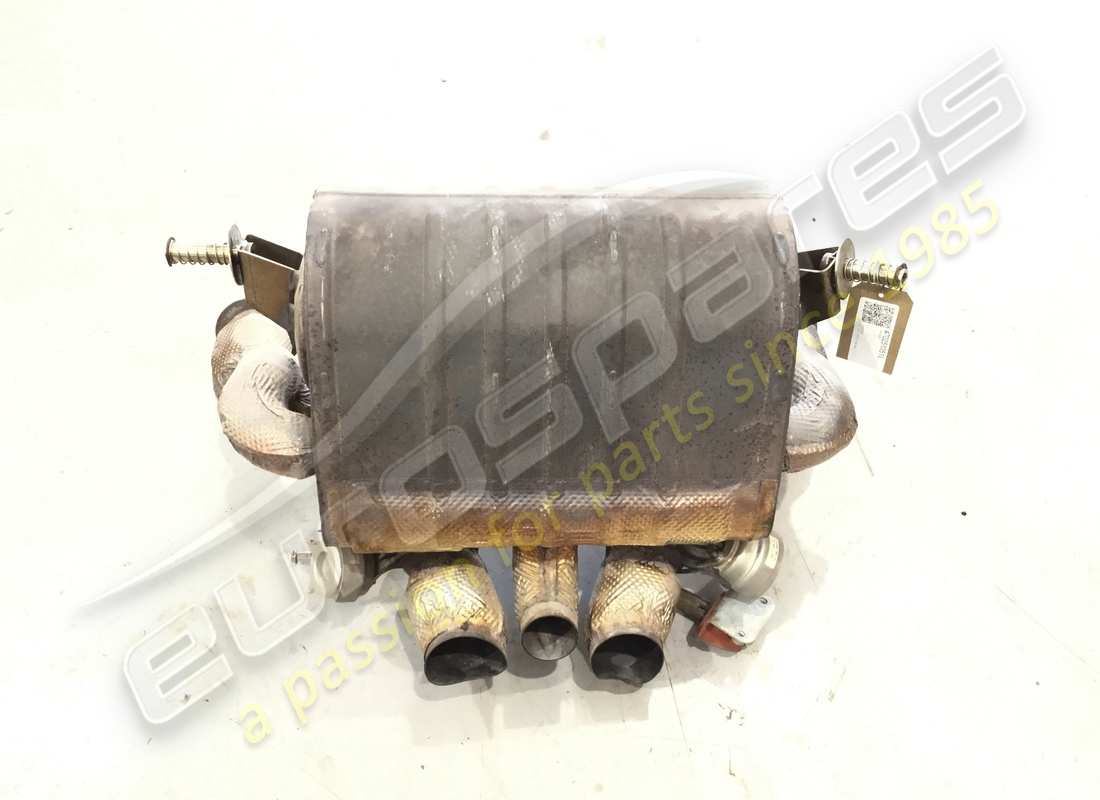 DAMAGED Lamborghini MUFFLER SENZA CAT . PART NUMBER 470251051L (1)