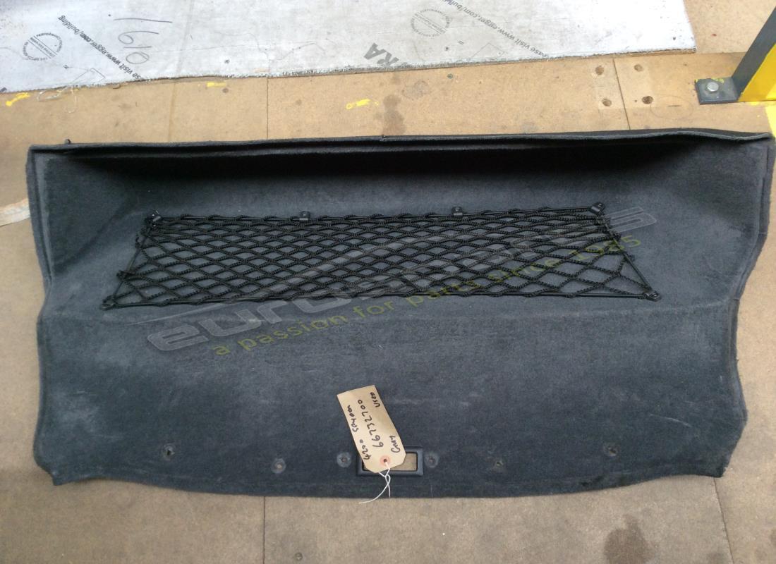 used maserati rear seat back mat with moul. part number 66732700 (1)