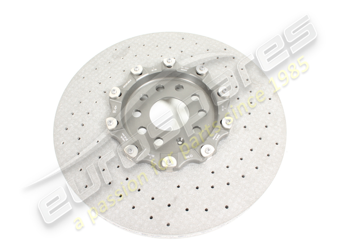 NEW Lamborghini FRONT RH CERAMIC BRAKE DISC (VENTED) . PART NUMBER 470615302G (1)