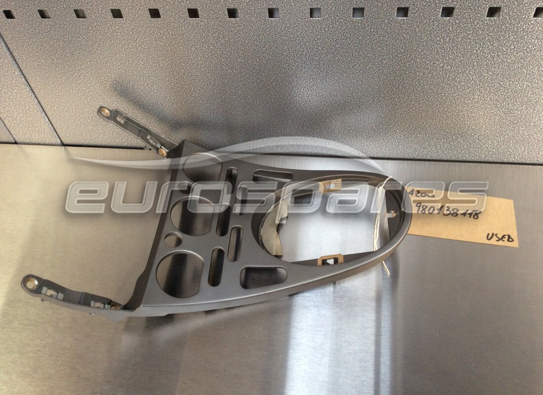 USED Maserati F1 CONTROLS TRIM PLATE GREY . PART NUMBER 980138118 (1)