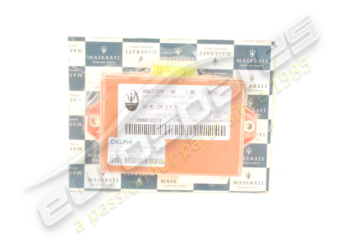 new maserati rear air conditioning and heat.syst.ecu (opt). part number 221970 (1)