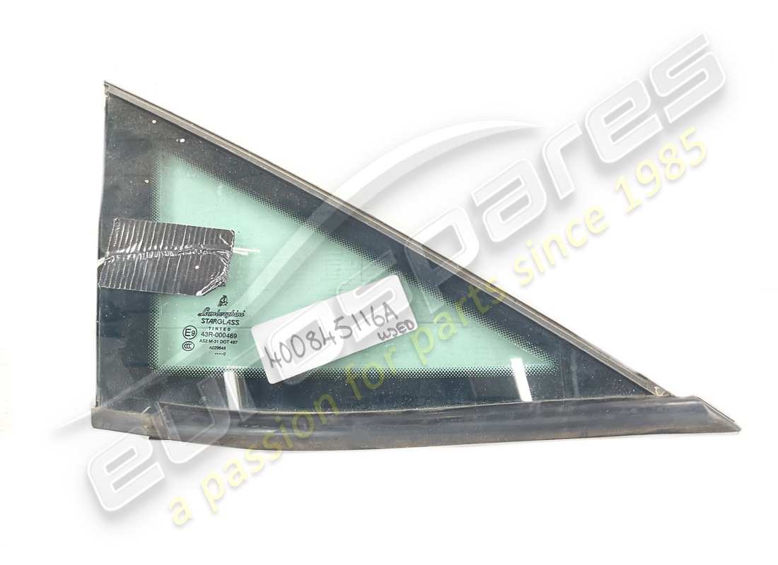 USED Lamborghini TRIANGLE WINDOW . PART NUMBER 400845116A (1)