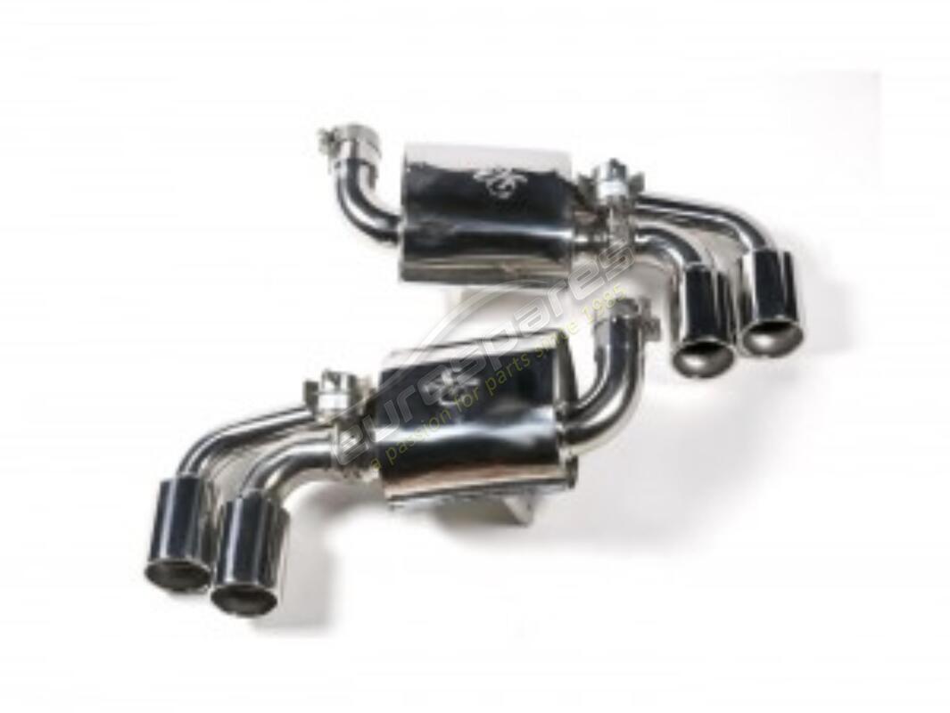 new tubi f430 double mufflers ec homologated exhaust kit w valve. part number tsfe430c05003as (1)