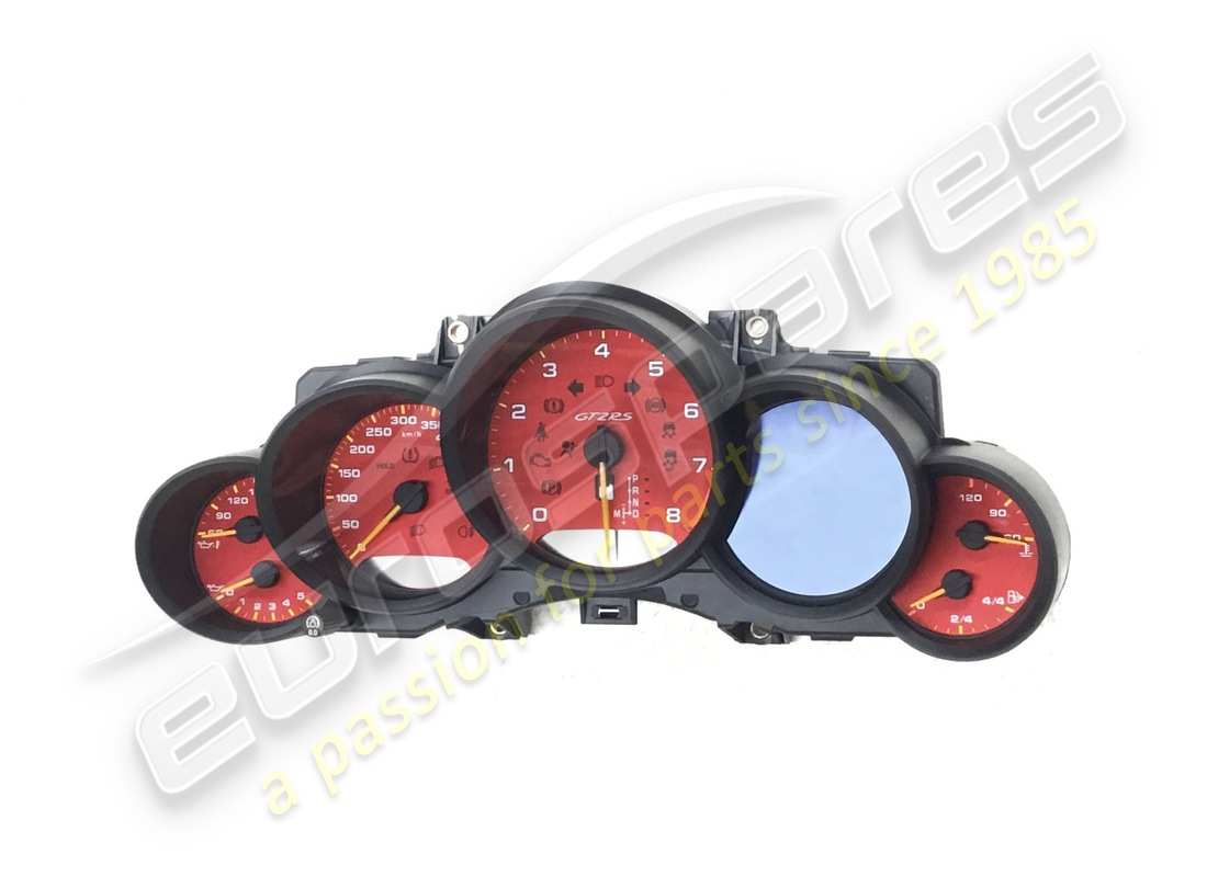 USED Porsche INSTRUMENT CLUSTER (RED) . PART NUMBER 9P3920650C84A (1)