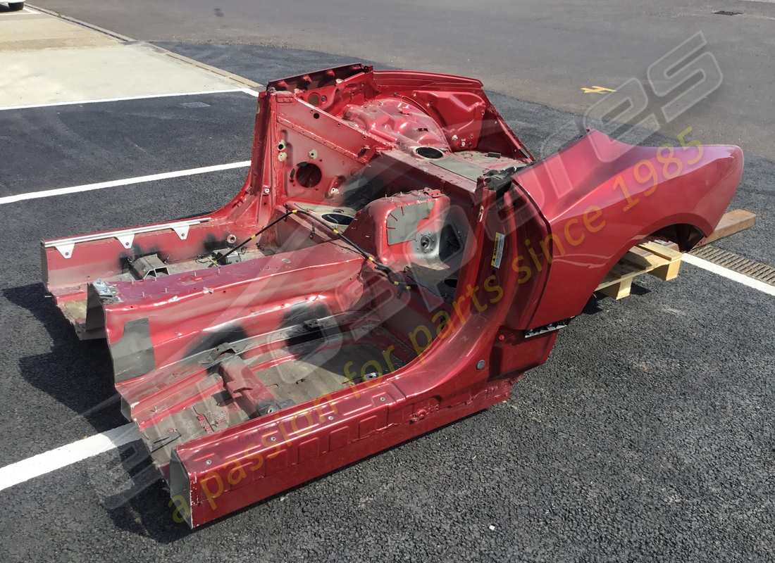 used ferrari rear frame section. part number 814360000b (5)