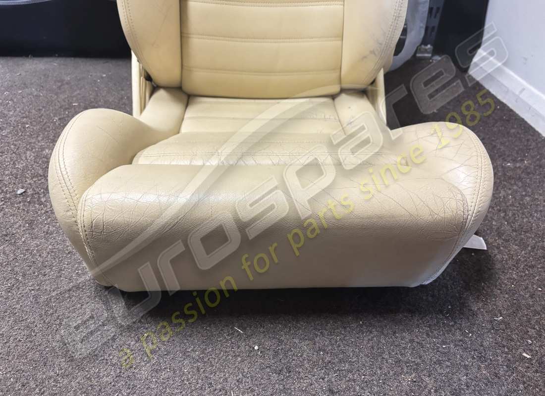 used ferrari pair of cream seats. part number 900114699 (7)