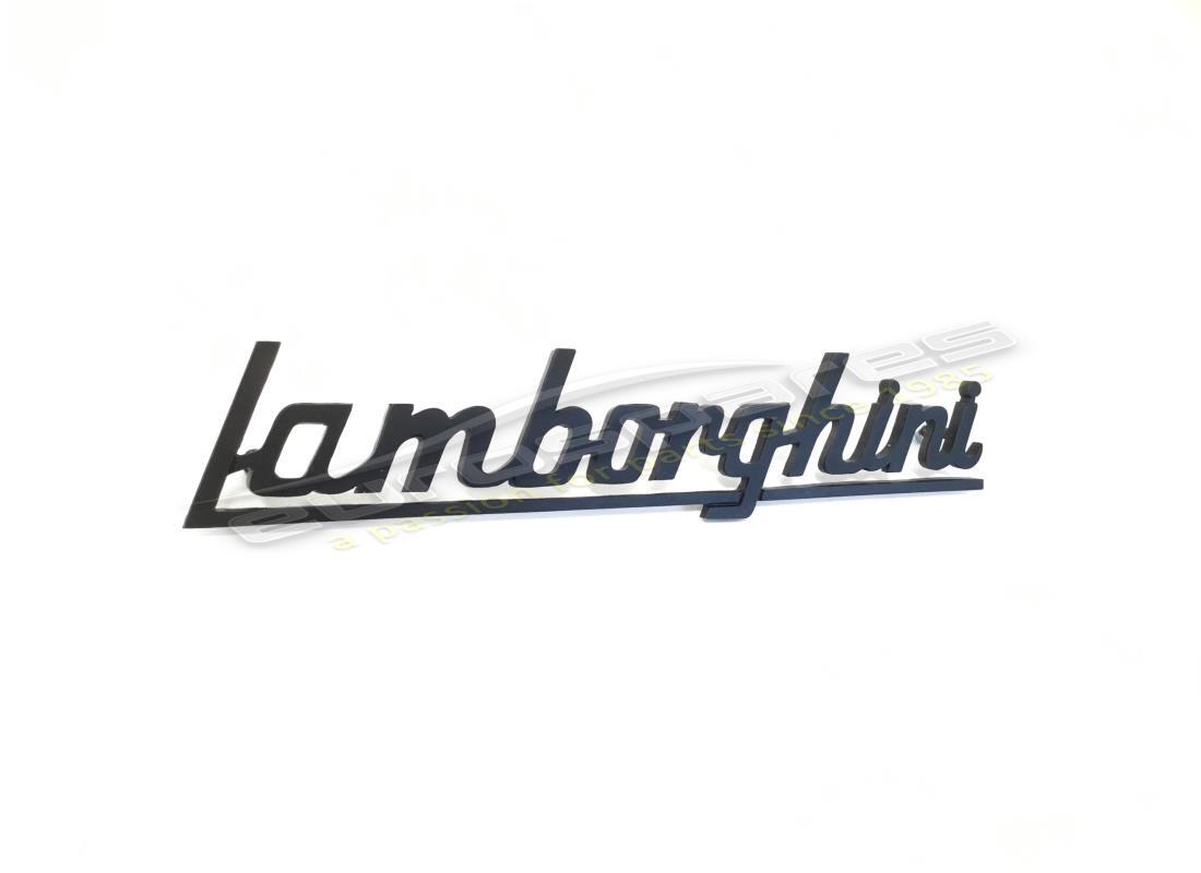 new lamborghini letters badge (black). part number 006106554a (1)
