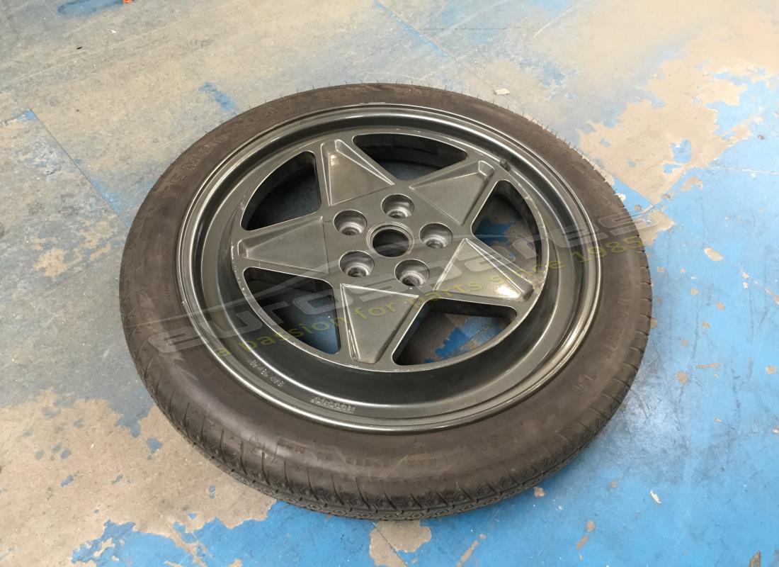 used ferrari 18 spare wheel with tyre. part number 148501a (1)