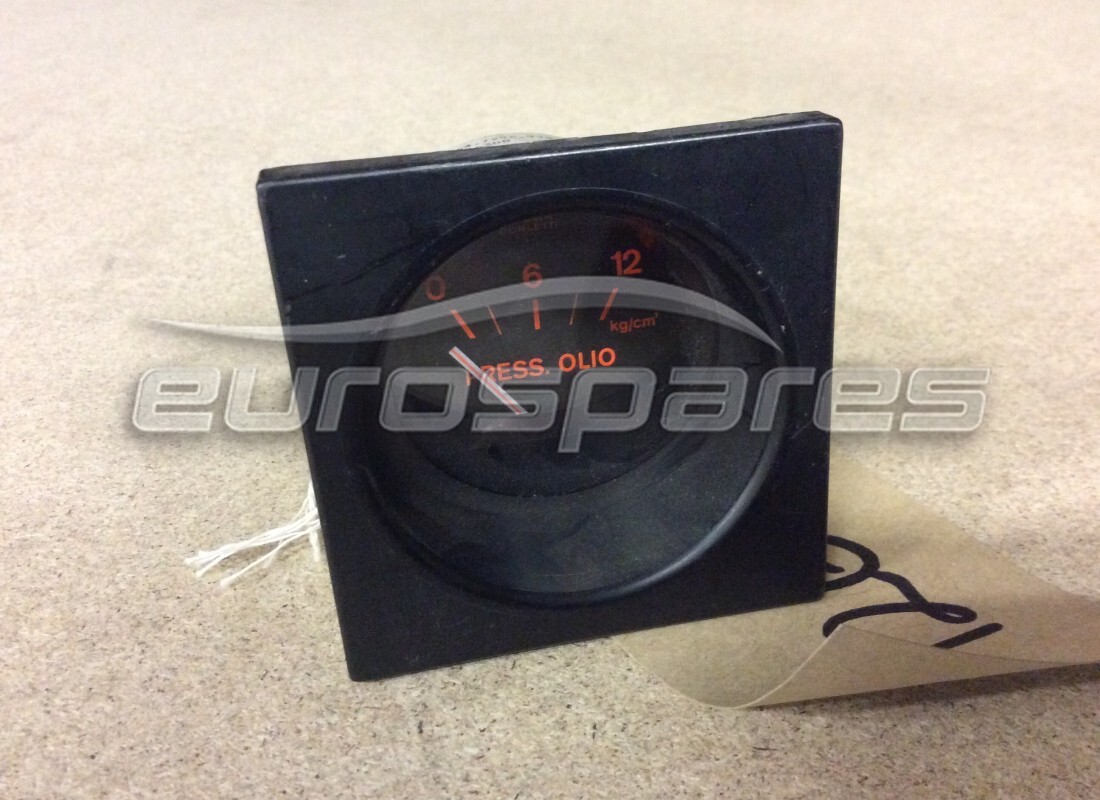 new ferrari oil pressure gauge orange face gs. part number 126308 (1)
