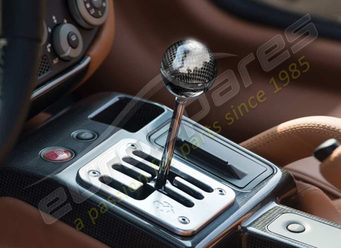 new ferrari carbon fiber gearbox gear lever knob. part number 223131 (1)